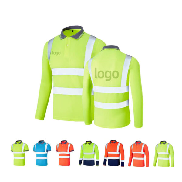 M to XXL safety reflective short sleeves T-shirt